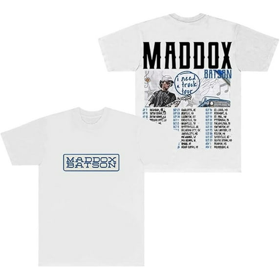 Maddox Batson T-shirt 2025 New Logo Strawberry Logo T-shirt Women Men Short Sleeve Style Tops