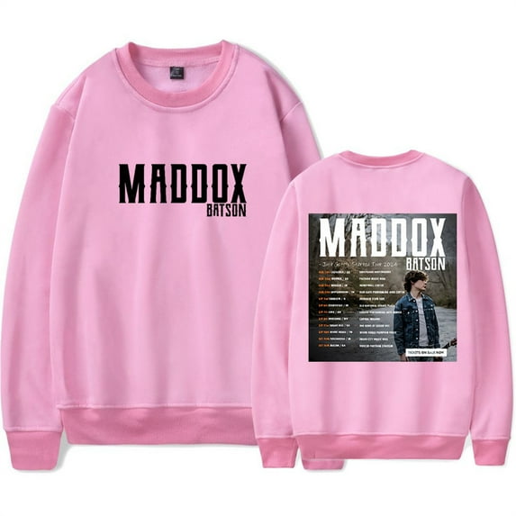 Maddox Batson Tour 2024 Sweatshirt Unisex Crewneck Hip Hop Pullover Fashion Clothes