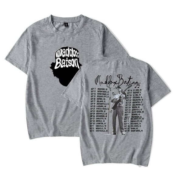 Maddox Batson Tour 2025 Merch T-Shirts Women Men Cosplay Streetwear Tops Short Sleeve Tee