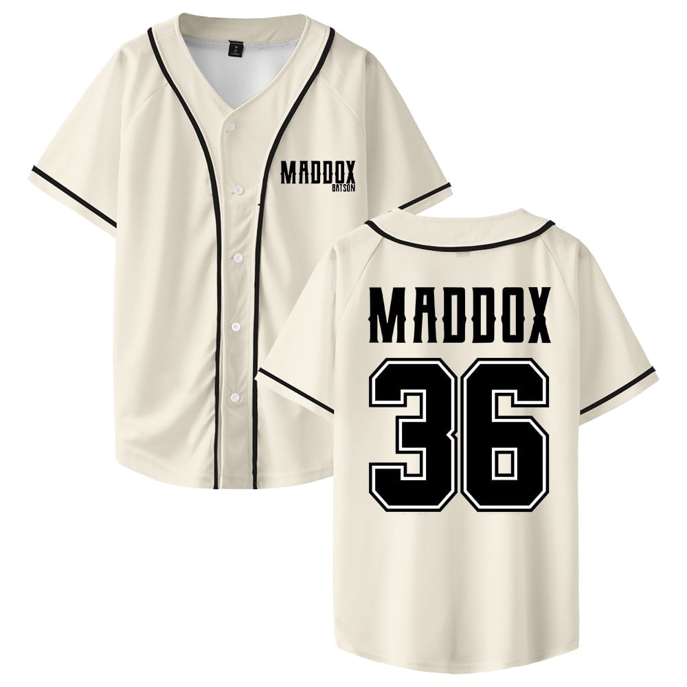 Maddox Batson Tour Maddox 36 Logo Baseball Jersey Shirts Short