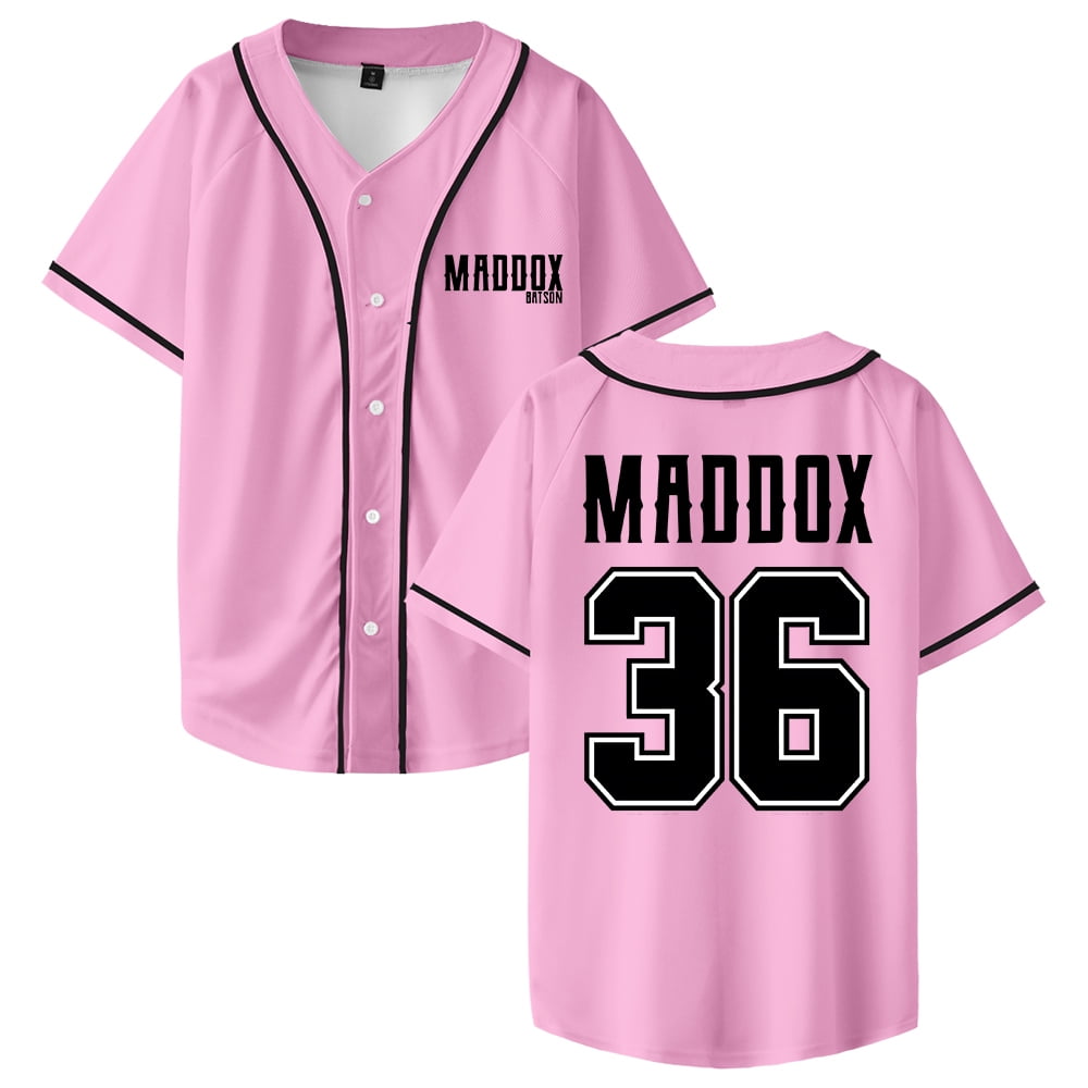 Maddox Batson Tour Maddox 36 Logo Baseball Jersey Shirts Short