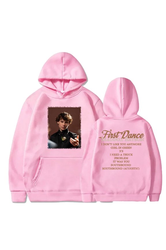 Maddox Batson Tracklist Hoodies First Dance Merch Cosplay Women Men Fashion Long Sleeve Sweatshirts