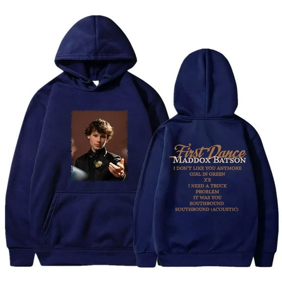 Maddox Batson Tracklist Hoodies First Dance Merch Cosplay Women Men Fashion Long Sleeve Sweatshirts