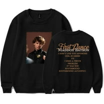 Maddox Batson Tracklist Long Sleeve First Dance Merch Cosplay Unisex Fashion Streetwear Sweatshirts