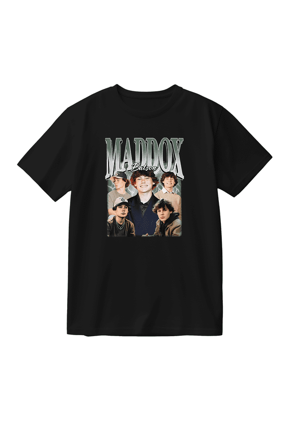 Maddox Batson Vintage Cotton T-shirt Men Women Short Sleeve Crewneck Casual Streetwear Tee