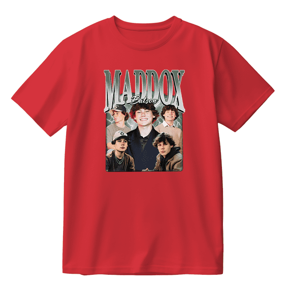 Maddox Batson Vintage Cotton T-shirt Men Women Short Sleeve Crewneck Casual Streetwear Tee