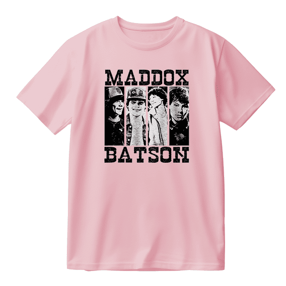 Maddox Batson Vintage Cotton T-shirt Women Men Short Sleeve Crewneck Fashion Tee