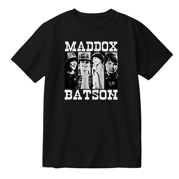Maddox Batson Vintage Cotton T-shirt Women Men Short Sleeve Crewneck Fashion Tee