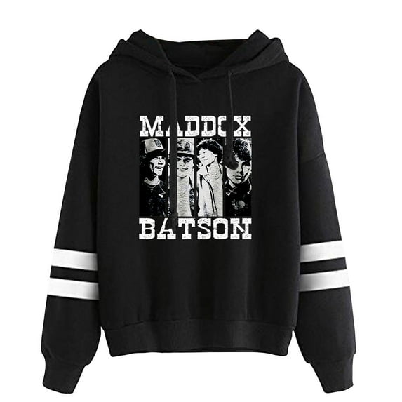 Maddox Batson Vintage Hoodie Unisex Pocketless Long Sleeve Sweatshirt Casual Fashion Pullovers