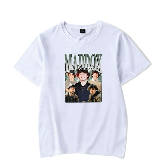 Maddox Batson Vintage T-shirt Fashion Crewneck Short Sleeve Tee Unisex Clothes