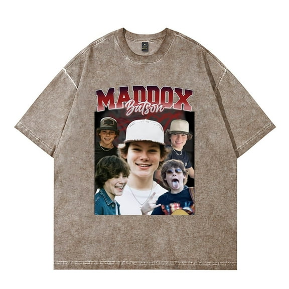 Maddox Batson Wash T-Shirts Road To Indio Tour Merch Summer Unisex Fashion Cotton Short Sleeve Tee