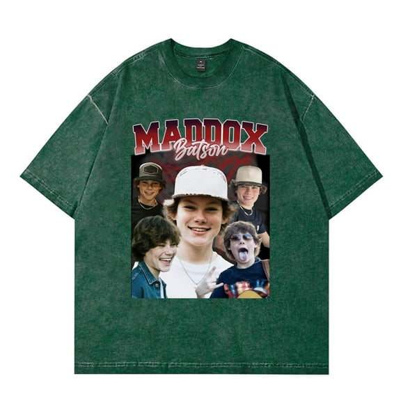 Maddox Batson Wash T-Shirts Road To Indio Tour Merch Summer Unisex Fashion Cotton Short Sleeve Tee