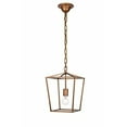 thumbnail image 1 of Maddox Collection 1 Light Pendant Lamp In Vintage Gold Finish - 9.75"D X 14.5"H, 1 of 9