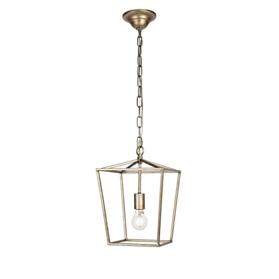 Maddox Collection Pendant D9.75 H14.5 Lt:1 Vintage Sliver Finish
