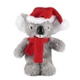 thumbnail image 1 of Made By Aliens Customize Soft Xmas Plush Stuffed Animal Gift with Red and White Santa Hat and Winter Scarf 12 Inch, Holiday Toys Personalized Gift - Great Present for Christmas (Santa Claus), 1 of 1