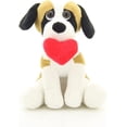 thumbnail image 1 of Made by Aliens Personalized Cute Pawpals Puppy Dog- Stuffed Animal Plush Toy-with Red Heart-Perfect Gift for Valentine Day- Graduation Day- Birthday- 8 inches (Beagle), 1 of 7