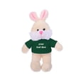 thumbnail image 1 of Made by Aliens Personalized Floppy Bunny with Tee Stuffed Animal Plush Toy-Custom Text on Shirt- Perfect Gift for Easter- Valentine Day- Birthday- 12 inches (Forest-Green), 1 of 1