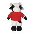 thumbnail image 1 of Made by Aliens 8 Inch Floppy Cow with Tee Plush Stuffed Animal Personalized Gift - Custom Text on Shirt - Great Present for Mothers Day, Valentine Day, Graduation Day, Birthday (Red), 1 of 1