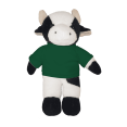 thumbnail image 1 of Made by Aliens 8 Inch Floppy Cow with Tee Plush Stuffed Animal Personalized Gift - Custom Text on Shirt - Great Present for Mothers Day, Valentine Day, Graduation Day, Birthday (Forest Green), 1 of 1