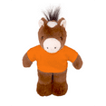 thumbnail image 1 of Made by Aliens Personalized Floppy Horse -with Orange Tee- Stuffed Animal Plush Toy-Custom Text on Shirt -Perfect Gift for Valentine Day- Graduation Day- Birthday-8 inches, 1 of 1