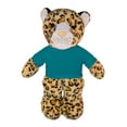 thumbnail image 1 of Made by Aliens Personalized Floppy Leopard-with Tee- Stuffed Animal Plush Toy- Custom Text on Shirt-Perfect Gift for- Valentine Day- Graduation Day- Birthday 8 inches (Turquoise), 1 of 1