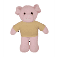 thumbnail image 1 of Made by Aliens 8 Inch Floppy Pig with Tee Plush Stuffed Animal Personalized Gift - Custom Text on Shirt - Great Present for Mothers Day, Valentine Day, Graduation Day, Birthday (Tan), 1 of 1