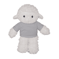 thumbnail image 1 of Made by Aliens Personalized Floppy Sheep-with Tee- Stuffed Animal Plush Toy-Custom Text on Shirt-Perfect Gift for Valentine Day-Graduation Day-Birthday- 8 inches (Heather-Gray), 1 of 1