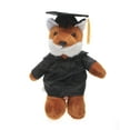 thumbnail image 1 of Made by Aliens Personalized Fox Stuffed Animal Plush Toy – Perfect Gift for Graduation Name or Your School Logo on Gown, Best for Any Grad School Kids 12 Inches, 1 of 1