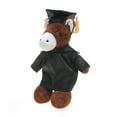 thumbnail image 1 of Made by Aliens Personalized Horse Stuffed Animal Plush Toy – Perfect Gift for Graduation Name or Your School Logo on Gown, Best for Any Grad School Kids 12 Inches, 1 of 1