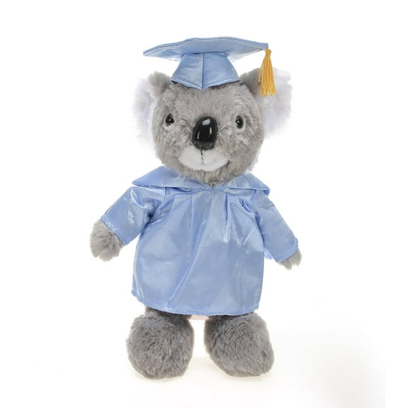 Made by Aliens Personalized Koala Stuffed Animal Plush Toy Perfect Gift for Graduation Name or Your School Logo on Gown, Best for Any Grad School Kids 12 Inches