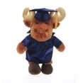 thumbnail image 1 of Made by Aliens Personalized Moose Stuffed Animal Plush Toy – Perfect Gift for Graduation Name or Your School Logo on Gown, Best for Any Grad School Kids 12 Inches, 1 of 1