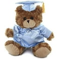 thumbnail image 1 of Made by Aliens Plush Stuffed Animal Toys 12 Inches Present Gifts for Graduation Day, Personalized Text, Name or Your School Logo on Gown, Best for Any Grad School Kids (Powder Blue Gown), 1 of 1