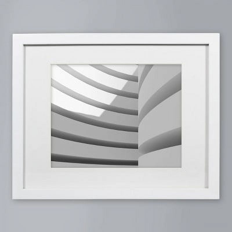 11x14 White Manufactured Wood Wall Picture Frame
