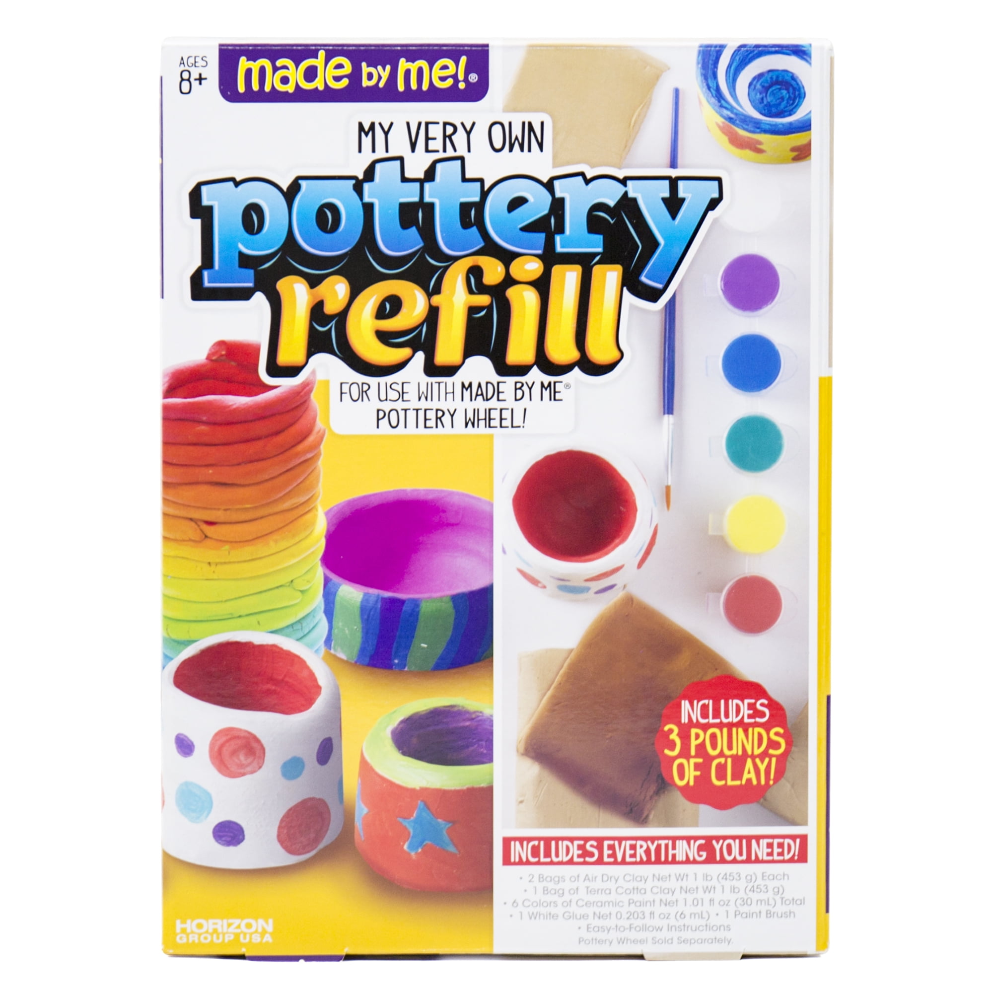 Pottery Wheel For Beginners with Clay Refill