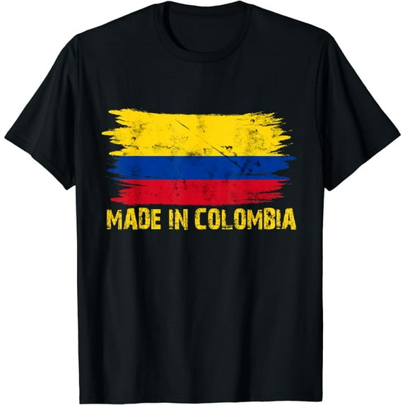 Made Colombia Flag Colombian Proud in Colombiano T-Shirt