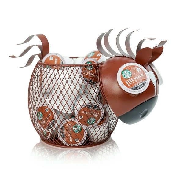 Made Easy Kit 25 Capacity Versatile Black Metal Coffee Pod Holders