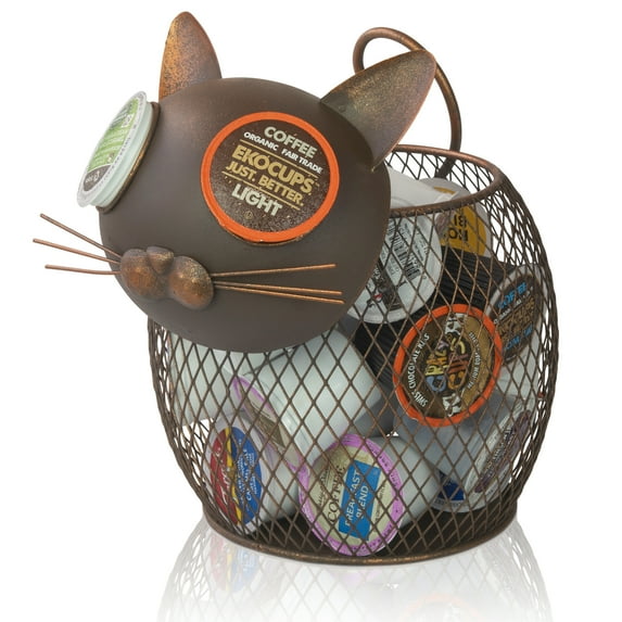 Made Easy Kit Coffee Pod Organizer - Home Coffee Bar Functional Décor - Café Station Countertop Storage Accessories