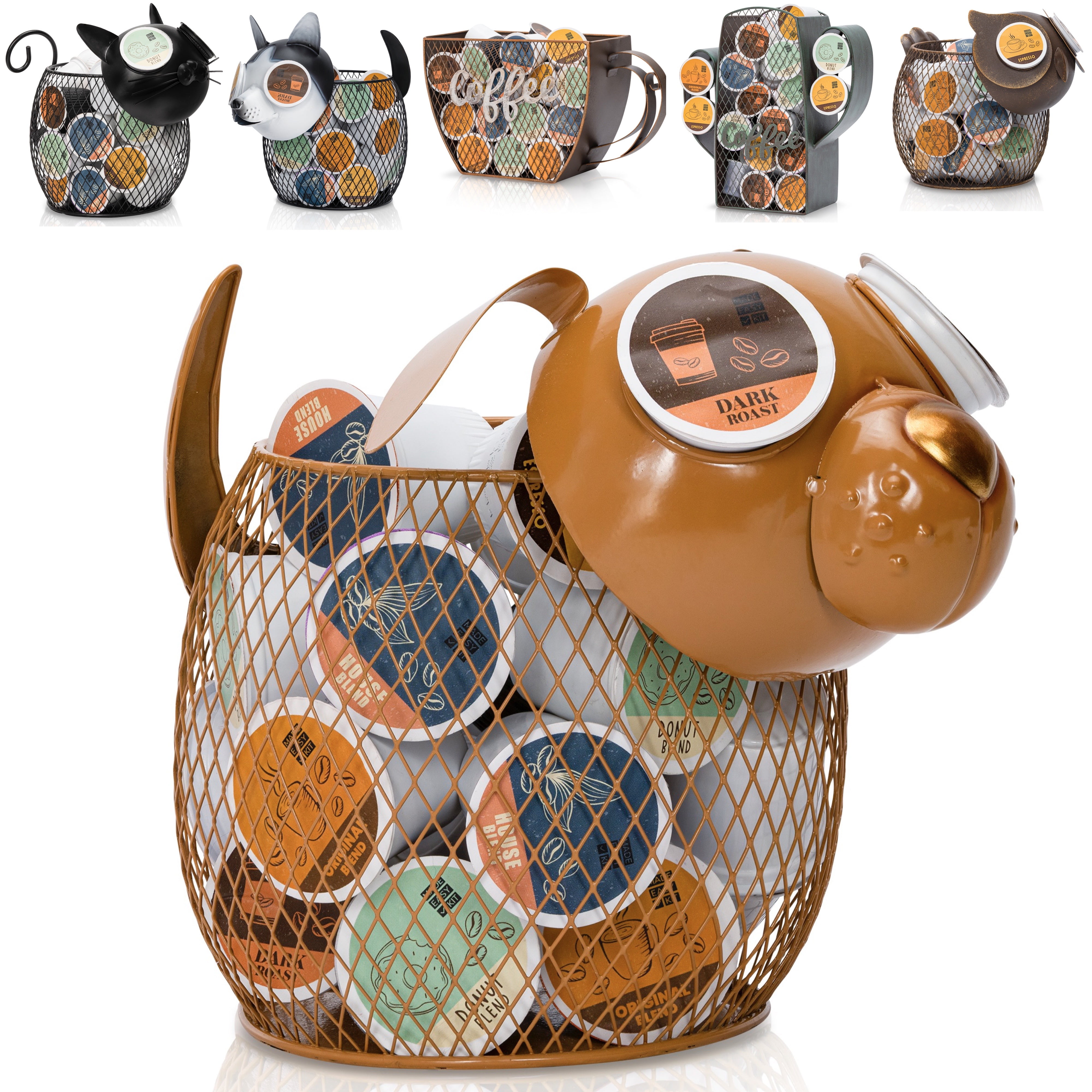 easy owl pod system Made Easy Kit Coffee Pod Organizer - Home Coffee Bar Functional Dcor - Caf  Station Countertop Storage Accessories
