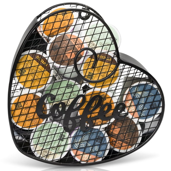 Made Easy Kit Coffee Pod Organizer - Home Coffee Bar Functional Dcor - Caf Station Countertop Storage Accessories