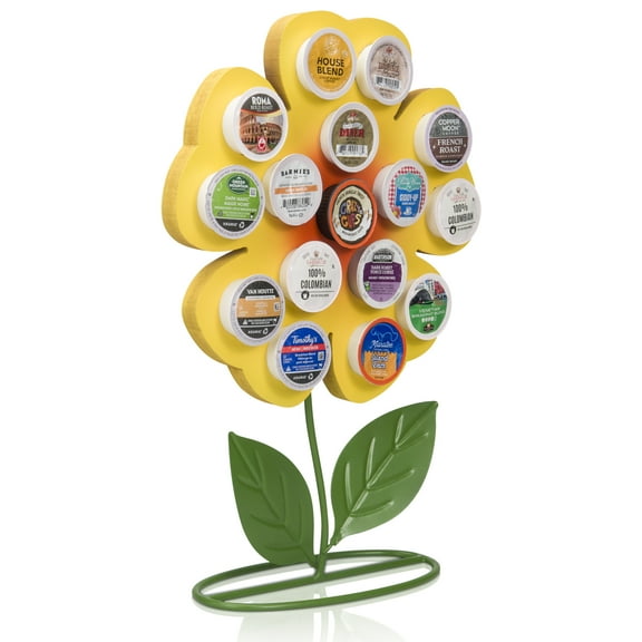 Made Easy Kit Front Facing Countertop Coffee Pods Holder Compatible with K-Cups, Coffee Bar Décor for Home Café