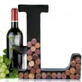 thumbnail image 1 of Made Easy Kit Metal Letter Wine Cork Savers Monogram w/ Free Wall Mount Kit, A-Z (L), 1 of 8