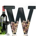 thumbnail image 1 of Made Easy Kit Metal Letter Wine Cork Savers Monogram w/ Free Wall Mount Kit, A-Z (W), 1 of 8