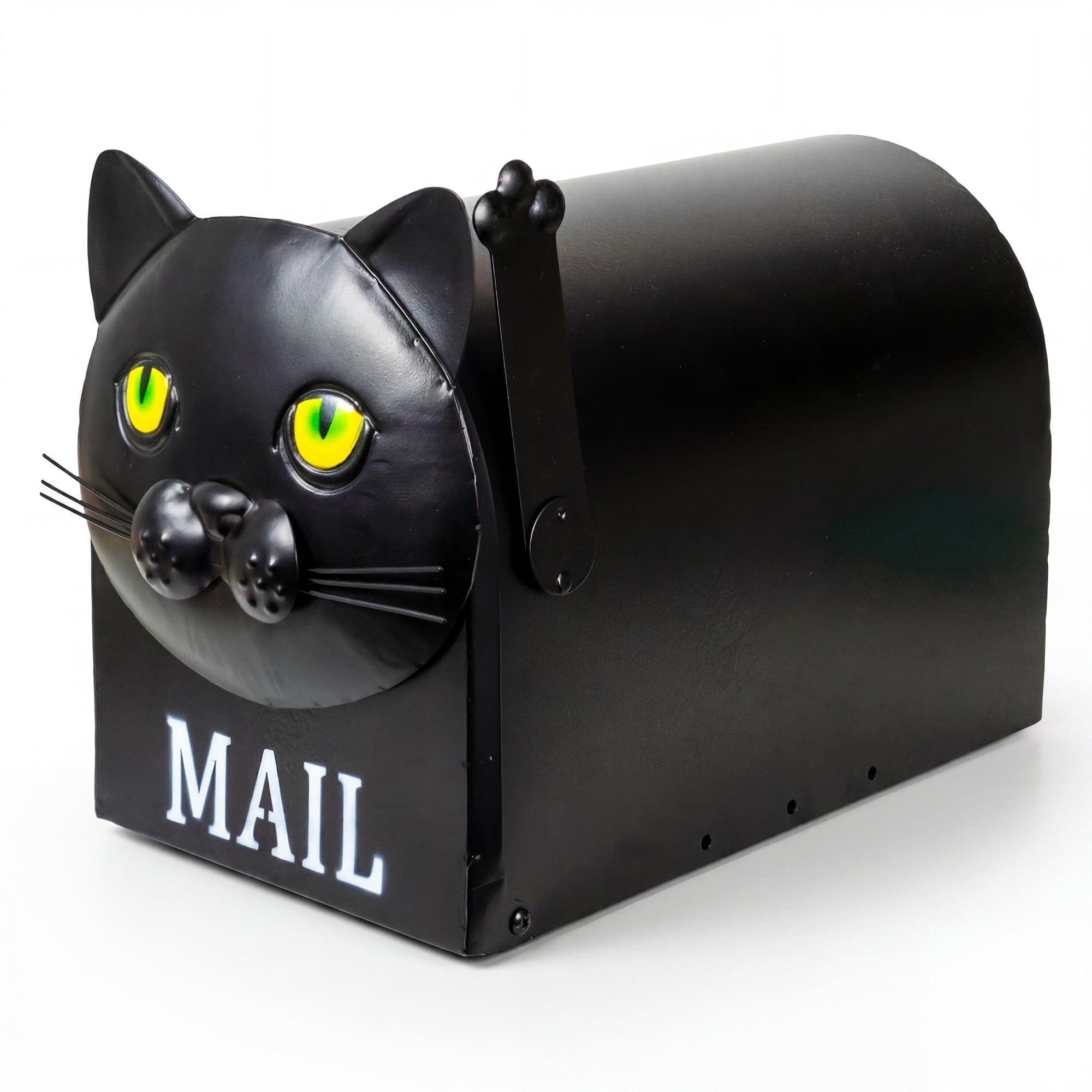 Made Easy Kit Metal Mailbox Animal Design - Fast Straight Forward Post Mounting Bracket Install - Durable All Weather Rust Resistant - Letters, Mail, Small Packages