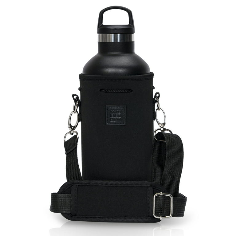 32 oz Water Bottle Holder Carrier with Adjustable Shoulder Strap