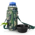 thumbnail image 1 of Made Easy Kit Water Bottle Carrier with Pocket for Dog Poop Waste Bags and Adjustable Padded Shoulder Strap, 1 of 7