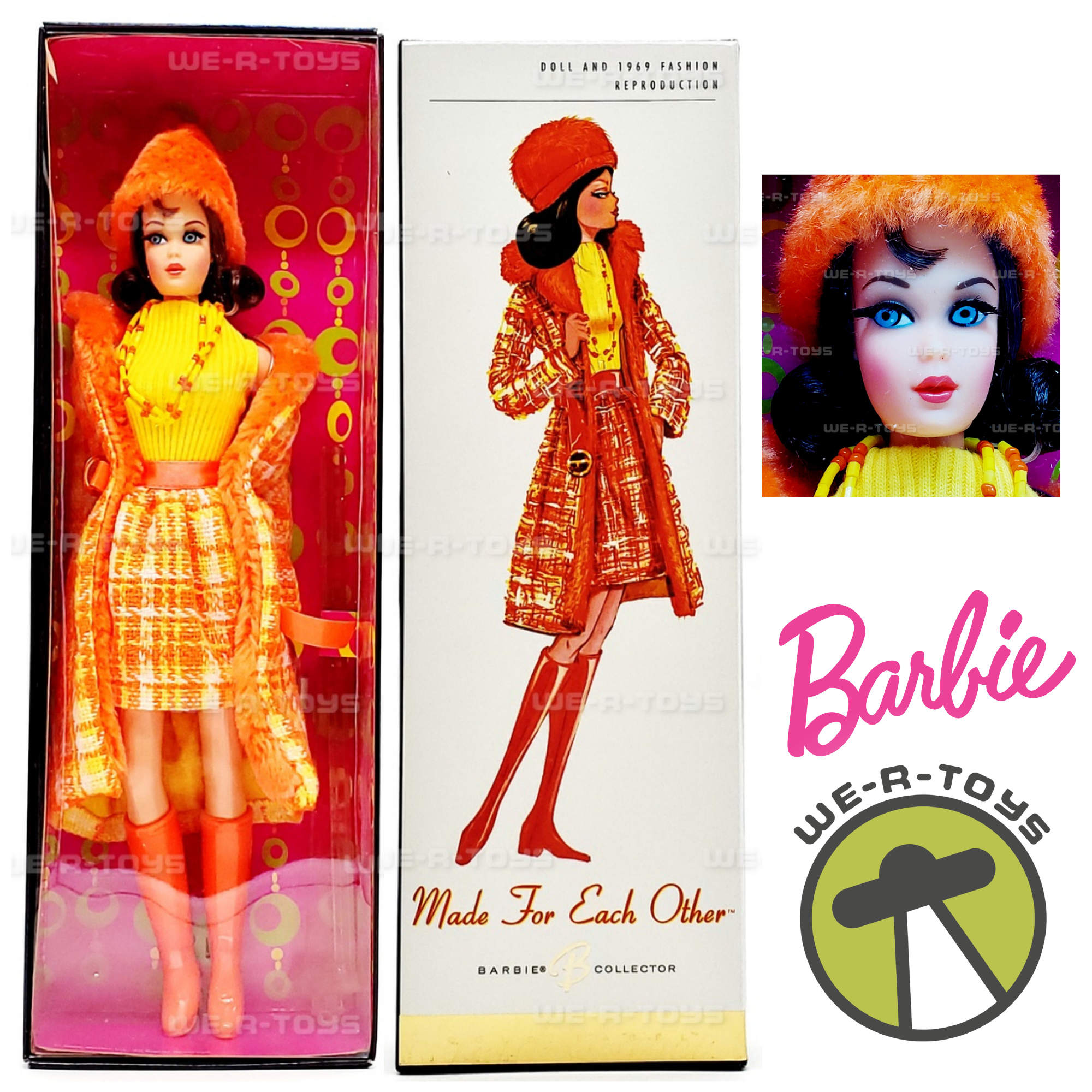 逆輸入 For Made Each Reproduction 1969 Label Gold Doll Barbie Other その他