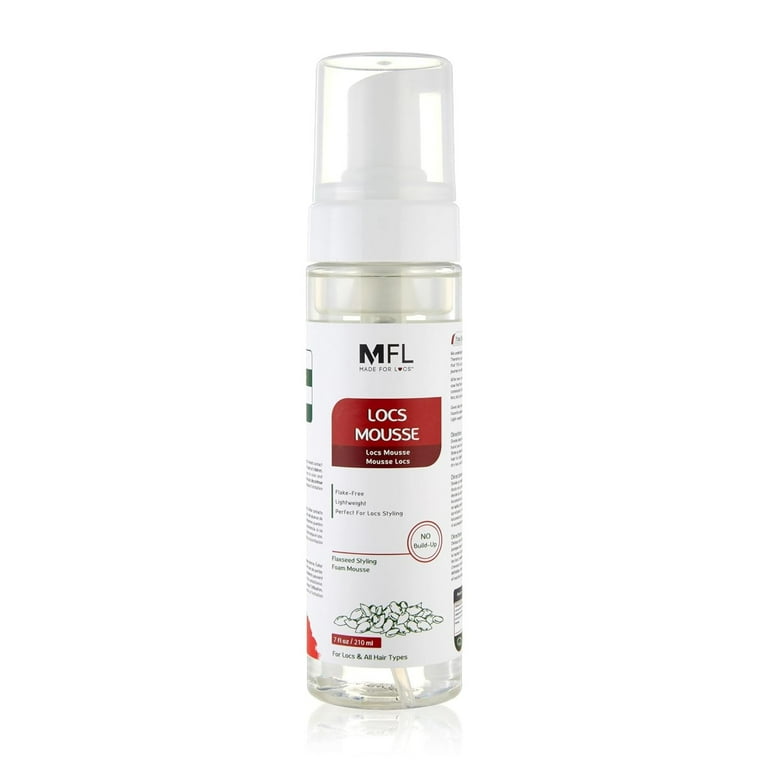 Made For Locs Flaxseed Styling Mousse 7 oz Lightweight Hair