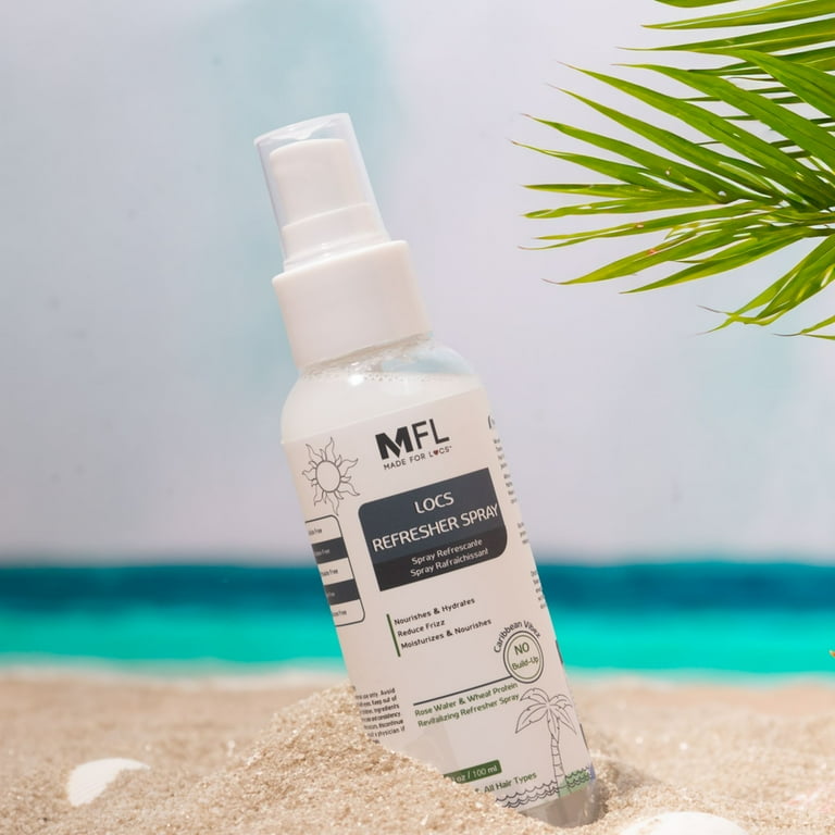 Made For Locs Rose Water Refresher Spray (Caribbean Vibez) 3.4 oz