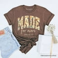 thumbnail image 1 of Made For More Ephesians 2:10 Floral Faithful Christians T-Shirt, Jesus Bible Verse Tee, 1 of 8