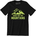 thumbnail image 1 of Made For The Mountains - Hiking Club Climbing Men's T-Shirt, 1 of 4